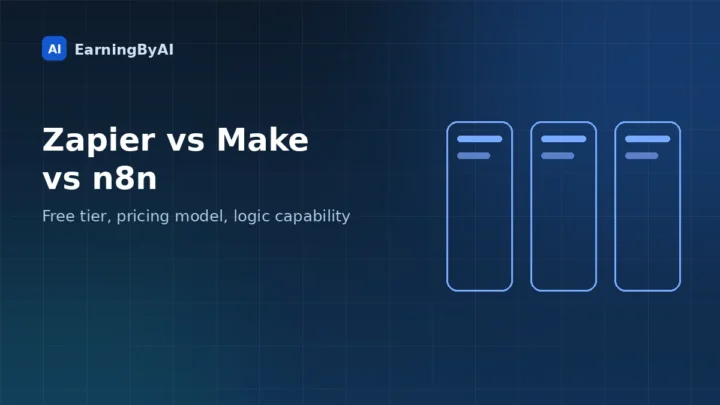 Comparison graphic for three workflow automation platforms