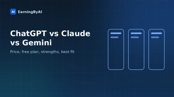 Comparison graphic showing three AI assistant plans side by side